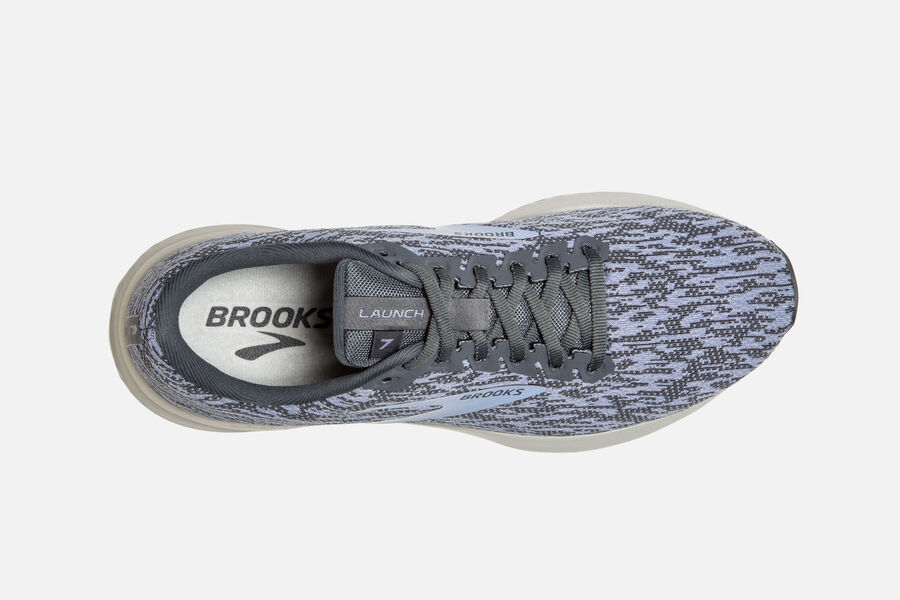 Brooks Launch 7 Road Running Shoes - Womens - Grey/Blue - MY0831245